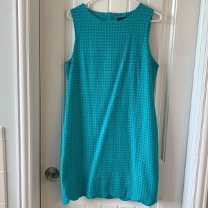 Turquoise 100% cotton dress